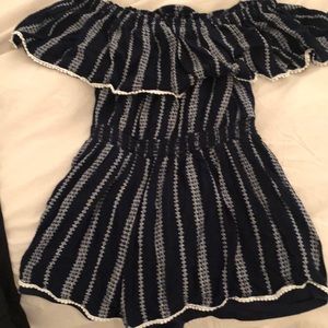 Lulus off the shoulder romper